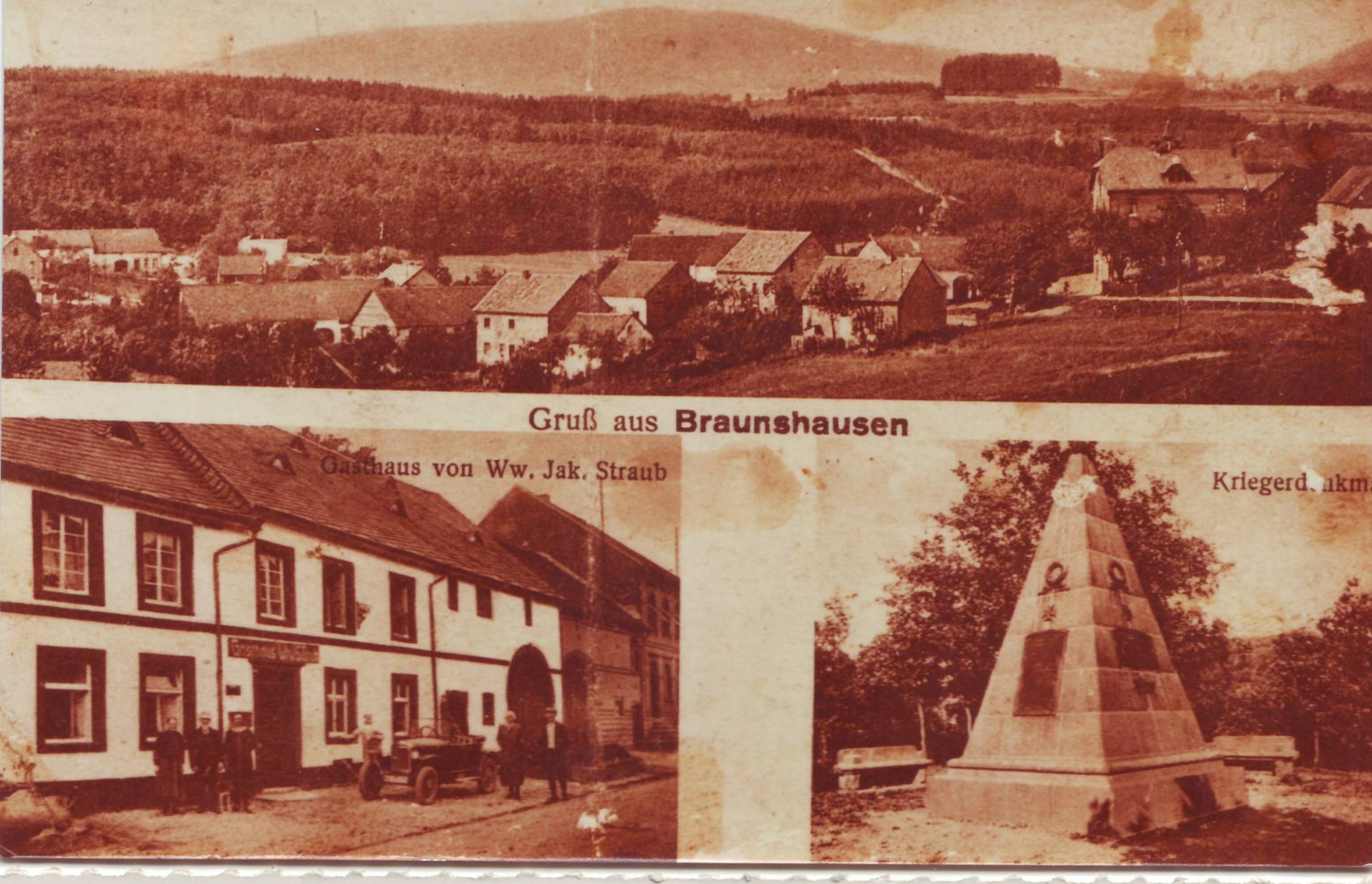Braunshausen um 1925